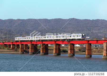 南海電車　紀ノ川橋梁　南海本線　和歌山市 112710288