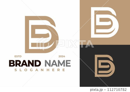 Letter B D Monogram modern logo design vector symbol icon illustration Letter B D Monogram modern logo design vector symbol icon illustration 112710782