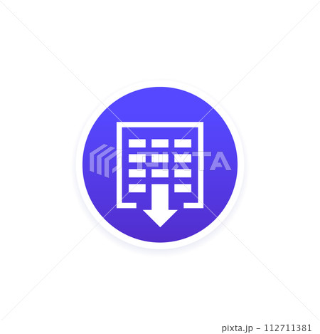 xls file vector icon download spreadsheet document 112711381