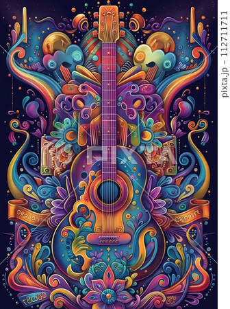 Rock music background. Rock poster. Background for music festival or concert poster or flyer, design template Rock music background. Rock poster. Background for music festival or concert poster or flyer, design template 112711711