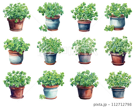 Vibrant Clover Greenery Decor 112712798