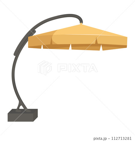 Garden outdoor furniture. Furniture for rest relaxation cartoon vector Garden outdoor furniture. Furniture for rest relaxation cartoon vector 112713281