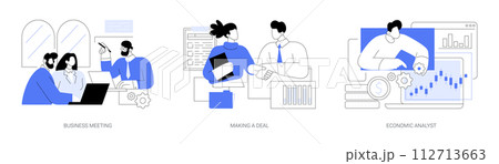 Venture funding isolated cartoon vector illustrations se 112713663