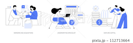 Investment banking isolated cartoon vector illustrations se 112713664