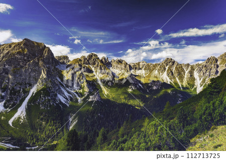 Mountain landscape of the Stubai Alps Mountain landscape of the Stubai Alps 112713725