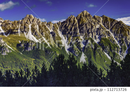 Mountain landscape of the Stubai Alps Mountain landscape of the Stubai Alps 112713726