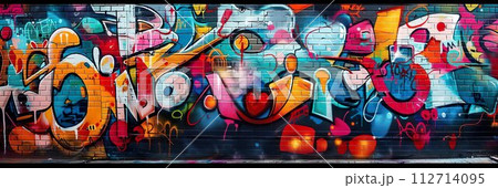 Dark brick wall Dark brick wall 112714095