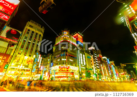 新宿歌舞伎町夜景 新宿歌舞伎町夜景 112716369