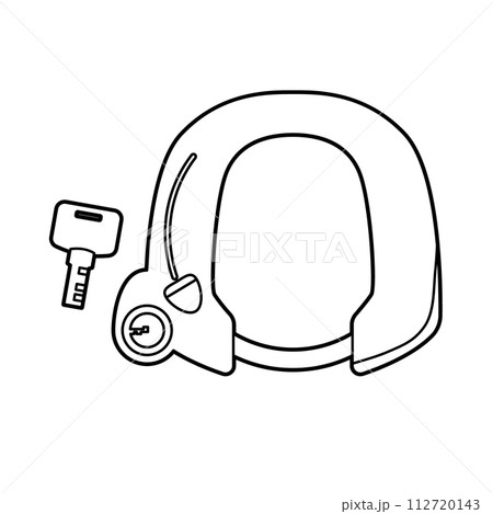 Bicycle ring key lock 112720143