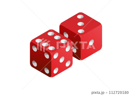red dice icon isolated on white background 112720180