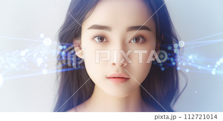 架空のCG女性ポートレート イメージ 架空のCG女性ポートレート イメージ 112721014
