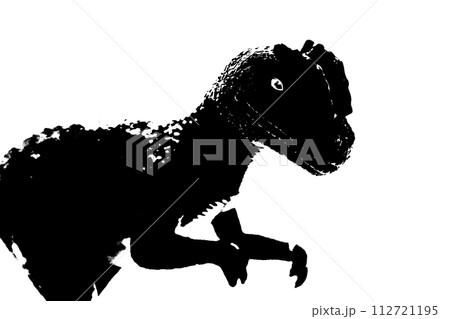 black dinosaur silhouette isolated on white background, model of dinosaurs toys black dinosaur silhouette isolated on white background, model of dinosaurs toys 112721195