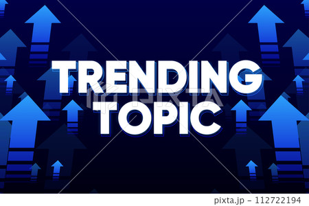 Trending Topic banner with abstract background. Banner with trending topic inscription. Vector illustration. Trending Topic banner with abstract background. Banner with trending topic inscription. Vector illustration. 112722194