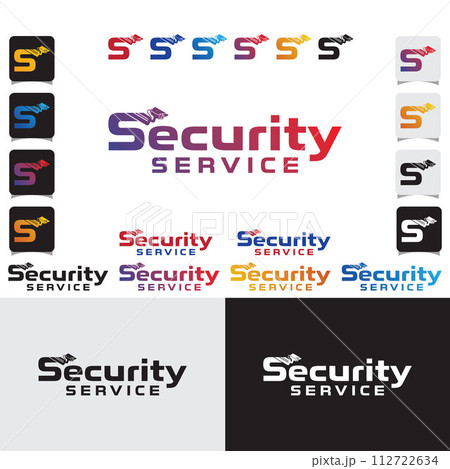 CCTV Security Service Logo Template 112722634