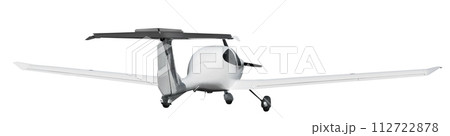 Sports aeroplane isolated on a clean white background Sports aeroplane isolated on a clean white background 112722878