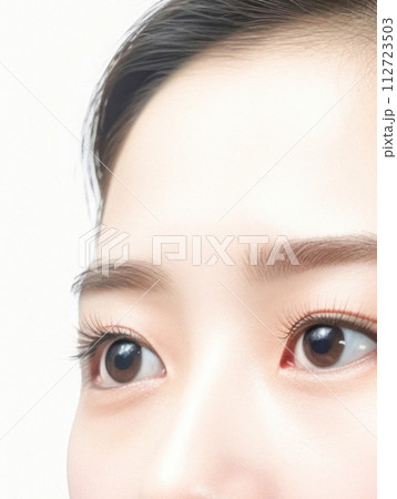 CG女性のポートレートイメージ CG女性のポートレートイメージ 112723503