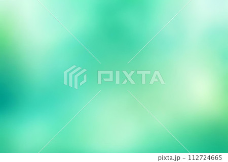 Abstract gradient smooth Blurred Bokeh Aquamarine Green background image 112724665