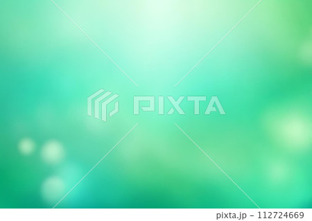 Abstract gradient smooth Blurred Bokeh Aquamarine Green background image 112724669