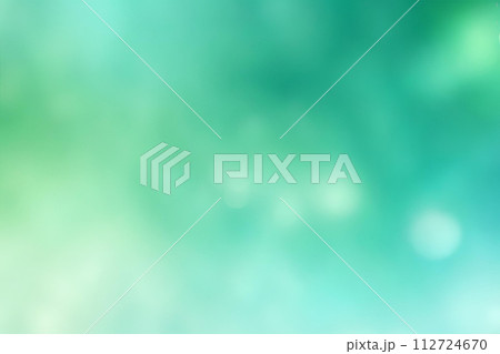 Abstract gradient smooth Blurred Bokeh Aquamarine Green background image 112724670