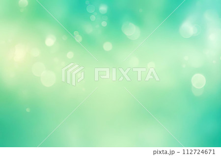 Abstract gradient smooth Blurred Bokeh Aquamarine Green background image 112724671