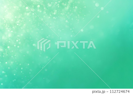 Abstract gradient smooth Blurred Bokeh Aquamarine Green background image 112724674