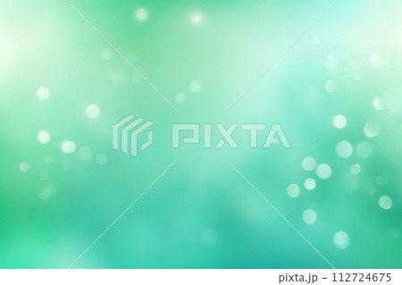 Abstract gradient smooth Blurred Bokeh Aquamarine Green background image 112724675