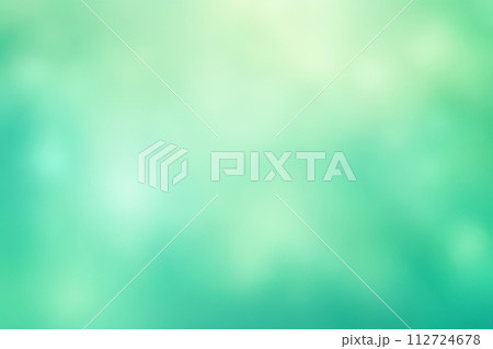 Abstract gradient smooth Blurred Bokeh Aquamarine Green background image 112724678