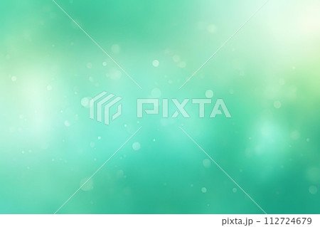 Abstract gradient smooth Blurred Bokeh Aquamarine Green background image 112724679