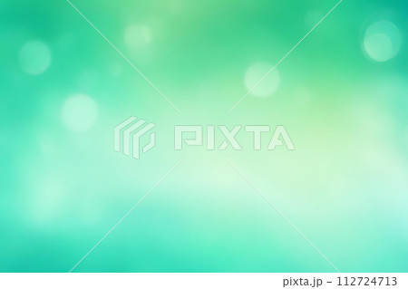 Abstract gradient smooth Blurred Bokeh Aquamarine Green background image 112724713