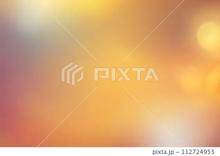 Abstract gradient smooth Blurred Bokeh Yellow-Orange background image 112724953
