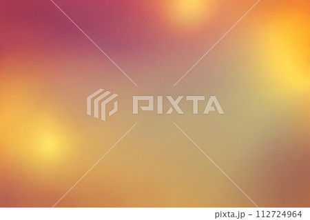 Abstract gradient smooth Blurred Bokeh Yellow-Orange background image 112724964