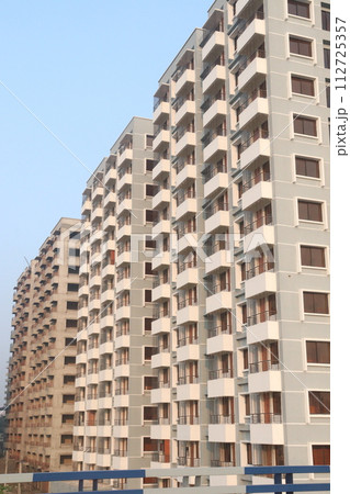 apartment building on Dhaka city 112725357