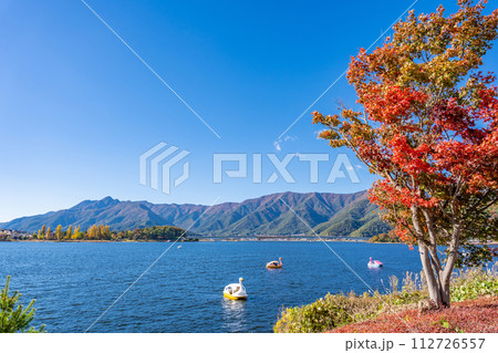河口湖の秋 河口湖第6桟橋 河口湖の秋 河口湖第6桟橋 112726557