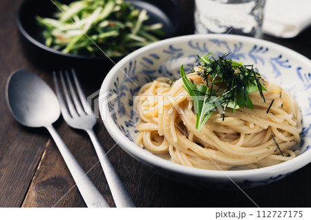 ランチはたらこパスタ 112727175