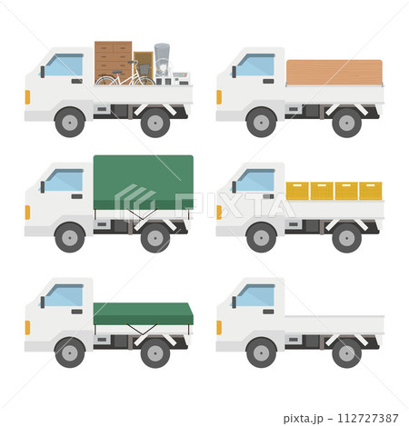軽トラのイラストセット 112727387