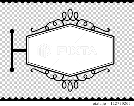 classic frame sign icon classic frame sign icon 112729263