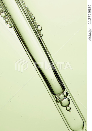 A close-up photo of water droplets that can be used in science, medicine, ingredients, and beauty designs. A close-up photo of water droplets that can be used in science, medicine, ingredients, and beauty designs. 112729989