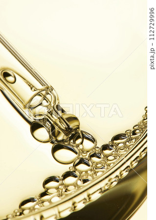 A close-up photo of water droplets that can be used in science, medicine, ingredients, and beauty designs. A close-up photo of water droplets that can be used in science, medicine, ingredients, and beauty designs. 112729996