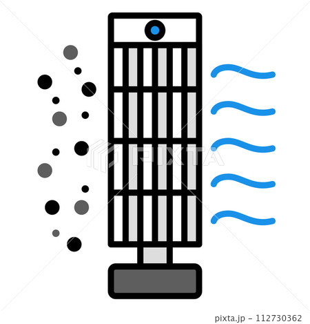 Air purifier flat color Air purifier flat color 112730362