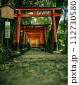 連なる鳥居　上賀茂神社　TORIIの連なり 112730580