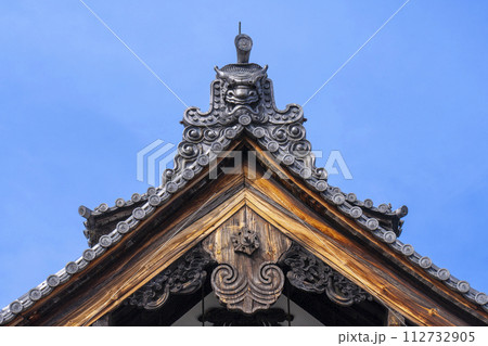 京都　相国寺　庫裏の鬼瓦（香積院） 112732905