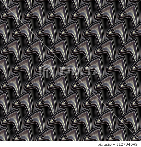 3D rendering of Middle Ages armor pattern tile 112734649
