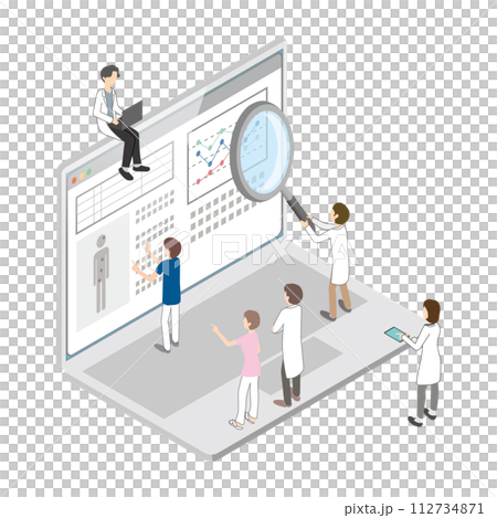 醫療 IT 的圖像說明 112734871