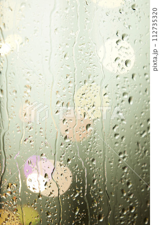 A relaxing time watching the rain outside the window. A relaxing time watching the rain outside the window. 112735320