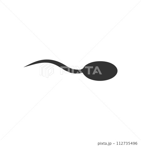 Sperm icon flat Sperm icon flat 112735496