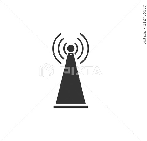 Antenna icon flat 112735517