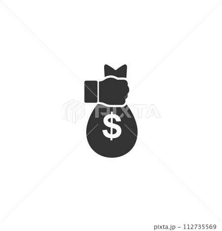 Robbery icon flat 112735569