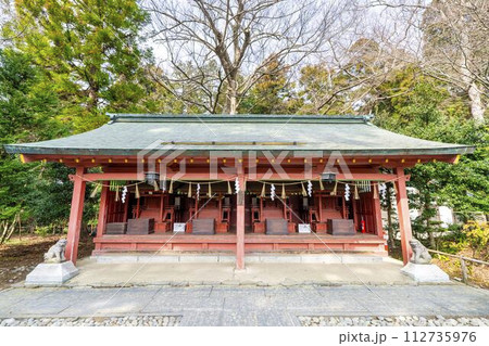 早春の鹽竈神社　境内末社(稲荷神社、住吉神社、八幡神社、神明社)　宮城県塩竈市 112735976