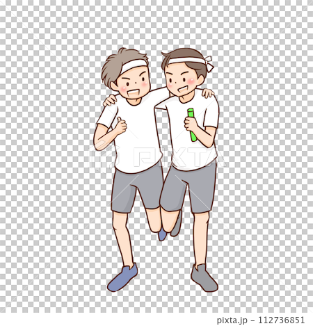 2 people 3 legs boy 2 people 3 legs boy 112736851