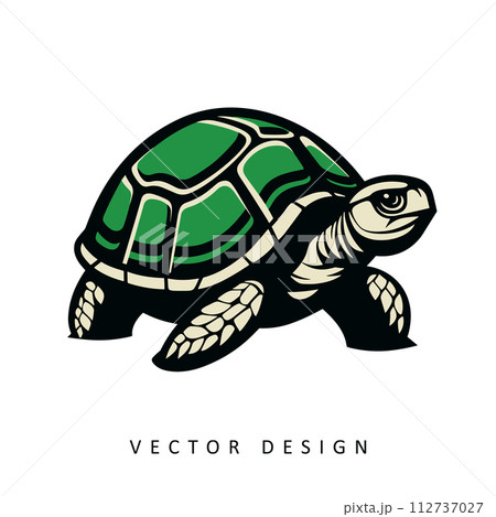 AI-generated content. turtle minimalist simple vector design isolated illustration 112737027